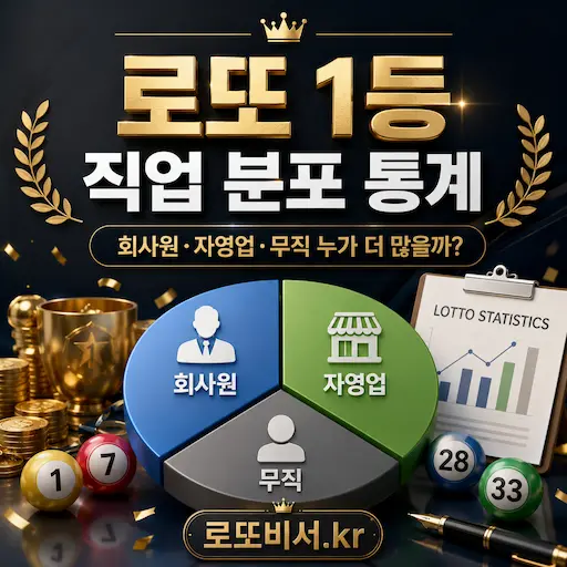 로또 1등 직업 분포 통계 — 회사원·자영업·무직 누가 더 많을까 썸네일