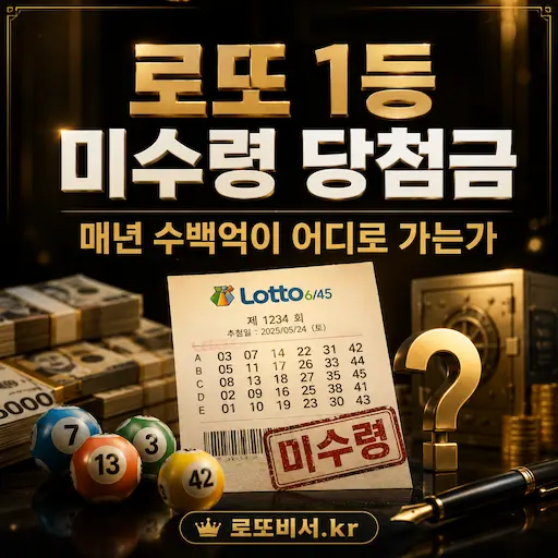 로또 1등 미수령 당첨금 — 매년 수백억이 어디로 가는가 썸네일