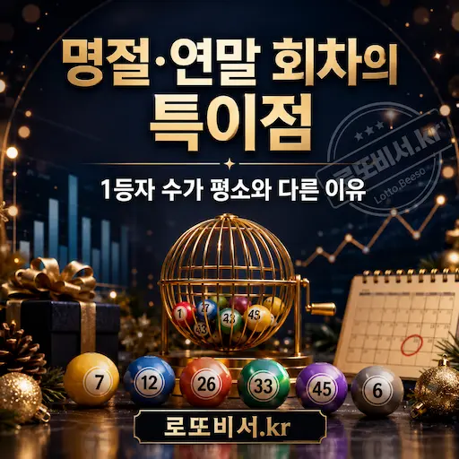 명절·연말 회차의 특이점 — 1등자 수가 평소와 다른 이유 썸네일